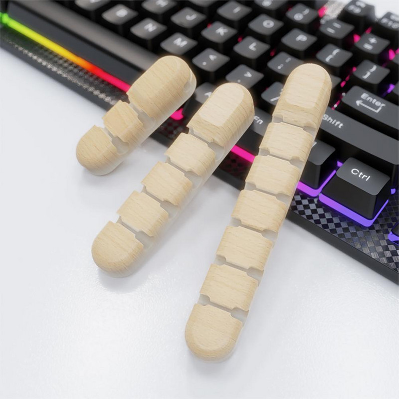 Könnyű kábeltartó Széles kompatibilitási asztalkezelés Praktikus asztali tápkábel-szervező