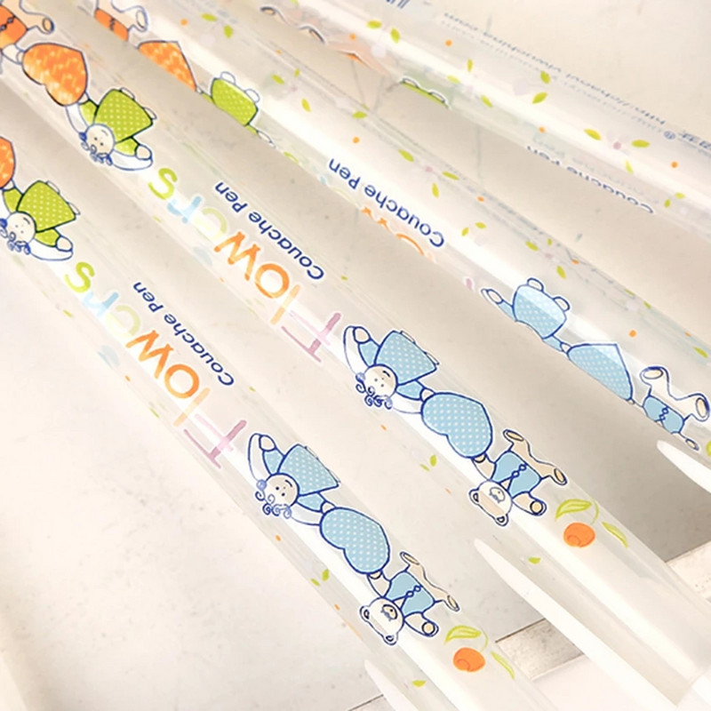 Λεπτό λευκό μελάνι ζωγραφική στο χέρι Σκίτσο Scriptliner Highlighter Φθορίζον στυλό Μαρκαδόροι τέχνης Stationery Decorat Manga Gel στυλό