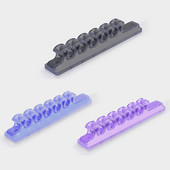 Cable Organizer Υποστήριξη σιλικόνης Micro USB Type-C Cable Desk Organizer Θήκη για πληκτρολόγιο ποντικιού Ακουστικά καλωδίων Organizer