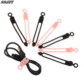 4 bucăți înfășurător de cablu din silicon pentru căști Clip pentru încărcător Organizator de cabluri de gestionare a cablului de sârmă Suport de fixare a cablului Curea pentru cablu