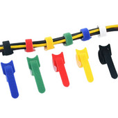 30 KOM. Vezice za kabele koje se mogu osloboditi Plastika u boji za višekratnu upotrebu Vezice za kabele od najlonske petlje Zip vezice za snop T-tipa Žica za kabelsku vezicu