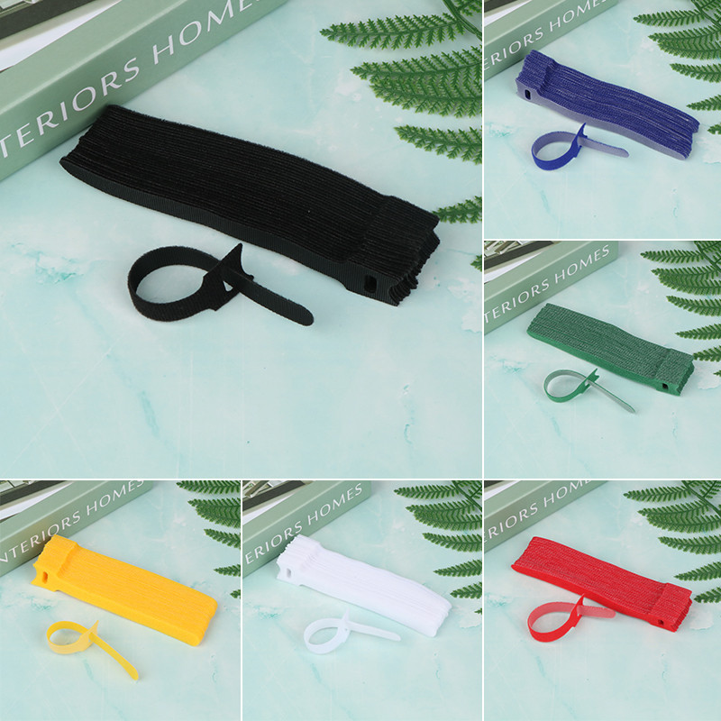 30 KOM. Vezice za kabele koje se mogu osloboditi Plastika u boji za višekratnu upotrebu Vezice za kabele od najlonske petlje Zip vezice za snop T-tipa Žica za kabelsku vezicu