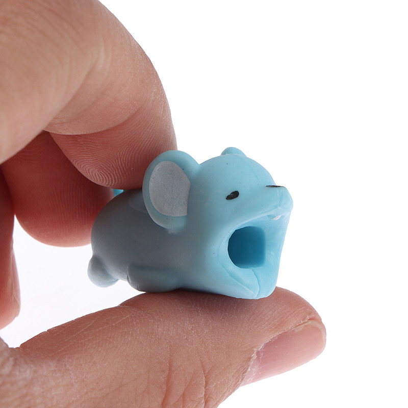 USB Cable bites Protector Animal Cute Cartoon Cover Protect Case for cable Καλώδιο ακουστικών φιλαράκια Σύρμα ντεκόρ κινητού τηλεφώνου