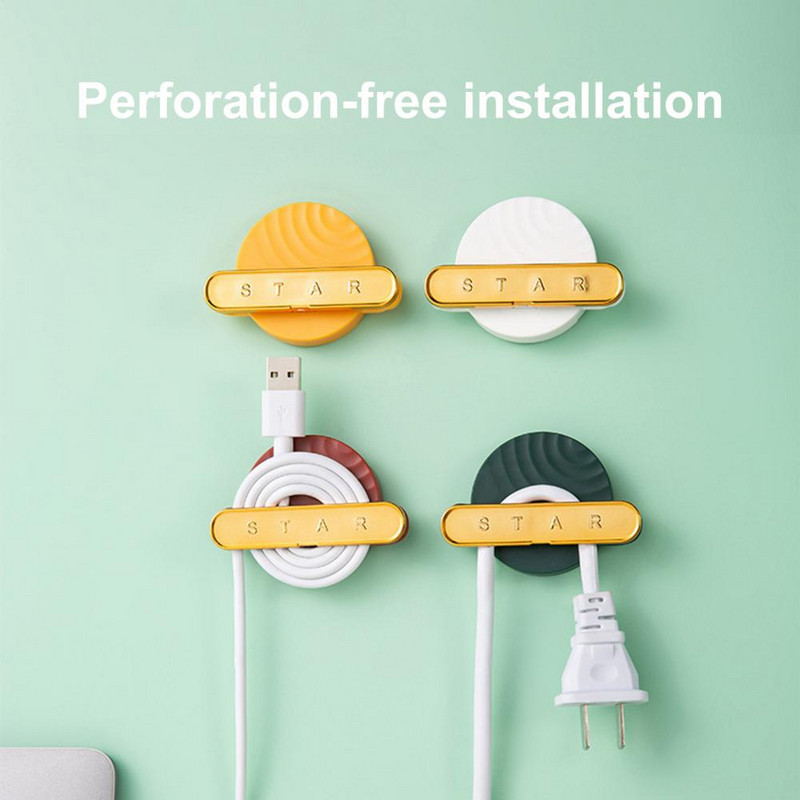 2 τμχ/Σετ Υπέροχη επαναχρησιμοποιήσιμη ευρεία χρήση Ανακουφίζει από την πλήξη Ελκυστική οργάνωση καλωδίων για δώρα Σφιγκτήρας καλωδίου οργάνωσης καλωδίων