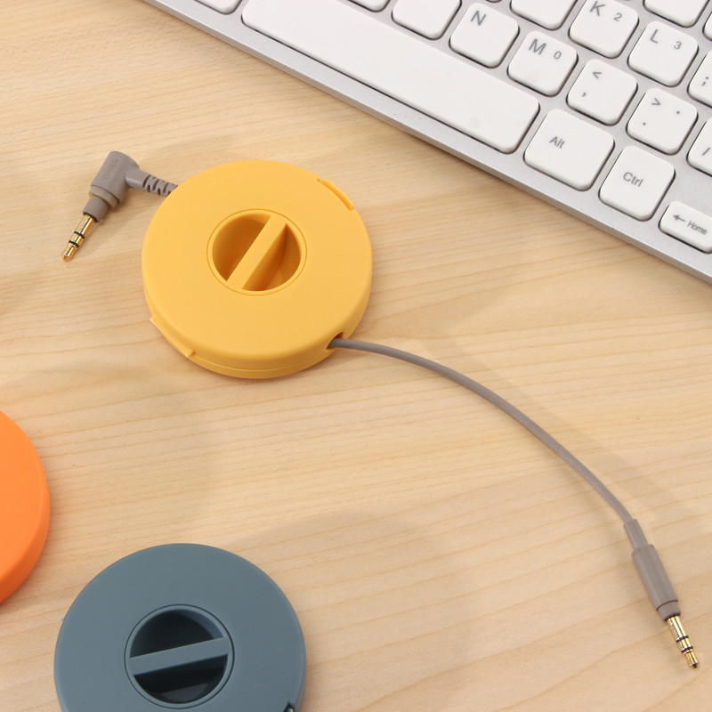 Morandi Kerek forgatható adatvonal-szervező Vezetékkezelés Tárhely Mobiltelefon töltőkábeltekercselő Hordozható kábeltekercselő