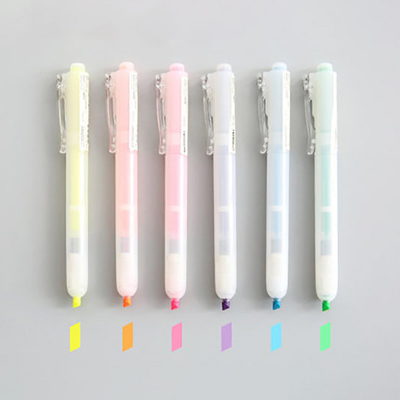 Olovka za pisce Studentski materijal Prozirni marker za tiskanje Uredski materijal DIY Planer za spomenare Fluorescentna olovka