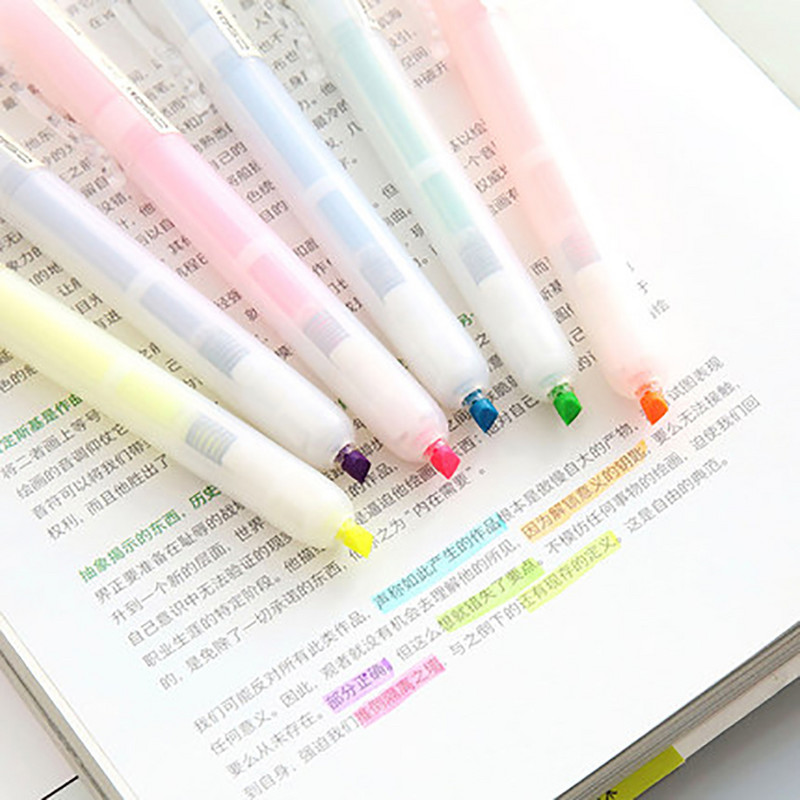 Olovka za pisce Studentski materijal Prozirni marker za tiskanje Uredski materijal DIY Planer za spomenare Fluorescentna olovka