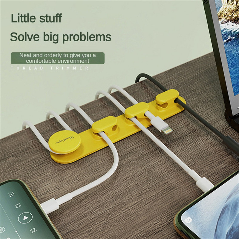1PC Organizator kabela Organizator za žice USB Cable Management Čuvar kabela Držač kabela za stol Auto Kućni i uredski organizatori kabela