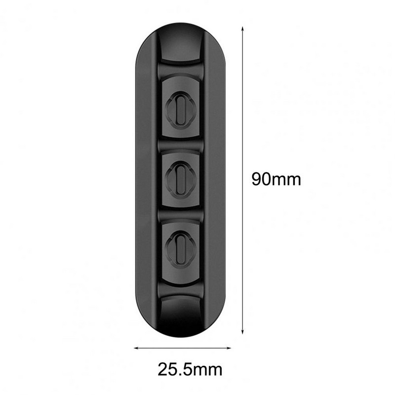 Držiak kábla Flexibilný univerzálny silikónový 4-otvorový USB navíjací organizér na nabíjanie dátových káblov pre stolný počítač