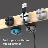 Set organizator de birou Clip de sârmă Înfășurator de bobinat Cablu de înfășurare Manager de cablu pentru mouse USB Linie de tastatură Accesorii de birou