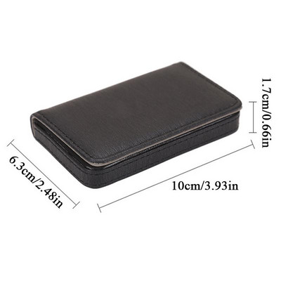 Jednobojni PU kožni držač posjetnice Držač kartice s imenom Knjiga kartica Paket kartica velikog kapaciteta Držač kartice Organizatori kartica