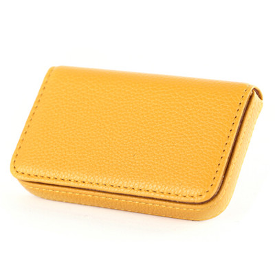 Jednobojni PU kožni držač posjetnice Držač kartice s imenom Knjiga kartica Paket kartica velikog kapaciteta Držač kartice Organizatori kartica