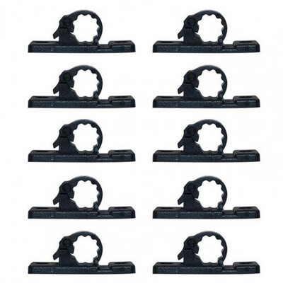 10 komada Praktični organizator podatkovne linije, stezaljke za pohranu podataka, praktična stezaljka za kabele za ured