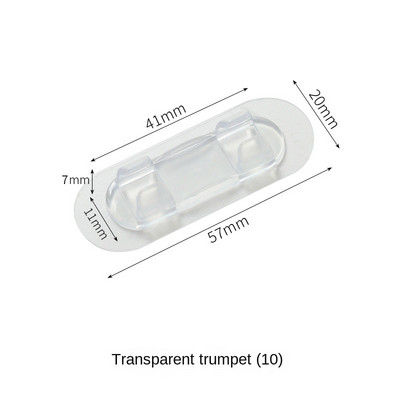 Единична кука Фиксираща катарама Органайзер 10 бр. Държач за тел Акрилно стенно окабеляване Съхранение Артефакт Бобина Устройство за навиване Самозалепващо се