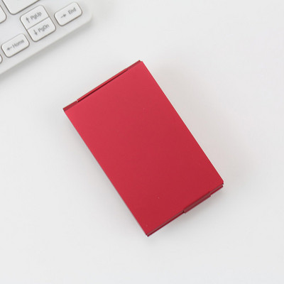 Držač posjetnica od nehrđajućeg čelika Metalna kutija Aluminijska kutija za kartice s imenima Novčanik Držač kreditne iskaznice Uredski materijal Praktična kutija