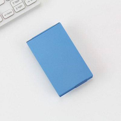 Držač posjetnica od nehrđajućeg čelika Metalna kutija Aluminijska kutija za kartice s imenima Novčanik Držač kreditne iskaznice Uredski materijal Praktična kutija