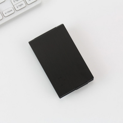 Držač posjetnica od nehrđajućeg čelika Metalna kutija Aluminijska kutija za kartice s imenima Novčanik Držač kreditne iskaznice Uredski materijal Praktična kutija