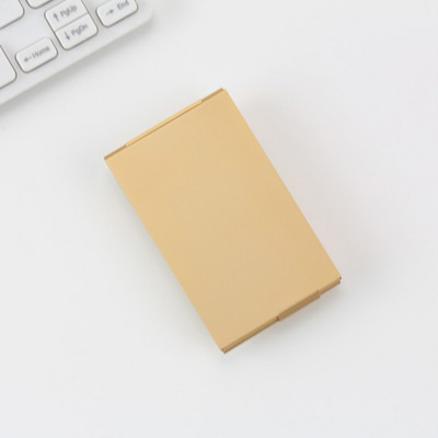 Držač posjetnica od nehrđajućeg čelika Metalna kutija Aluminijska kutija za kartice s imenima Novčanik Držač kreditne iskaznice Uredski materijal Praktična kutija