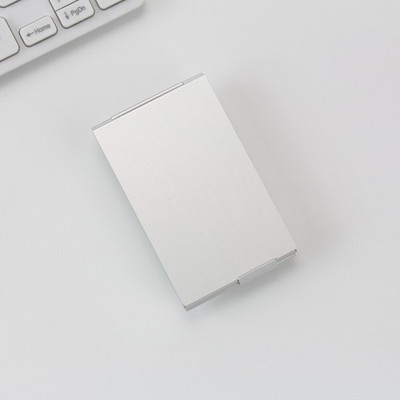 Držač posjetnica od nehrđajućeg čelika Metalna kutija Aluminijska kutija za kartice s imenima Novčanik Držač kreditne iskaznice Uredski materijal Praktična kutija