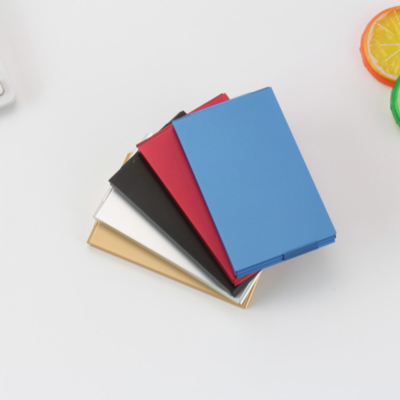 Držač posjetnica od nehrđajućeg čelika Metalna kutija Aluminijska kutija za kartice s imenima Novčanik Držač kreditne iskaznice Uredski materijal Praktična kutija