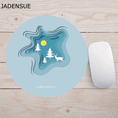 Mekana podloga za miš za prijenosno računalo Crtić Anime Planeti Slatka podloga za miša Kawaii podloge za stol Neklizajuće Okrugle igre Uredski materijal Podloga za stol