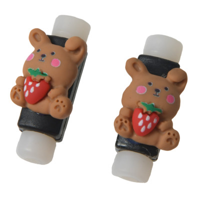 2 kom podatkovni kabel u boji Zaštitna torbica Slatki crtani Kabel za punjenje mobilnog telefona Zaštita od loma Kabel za slušalice