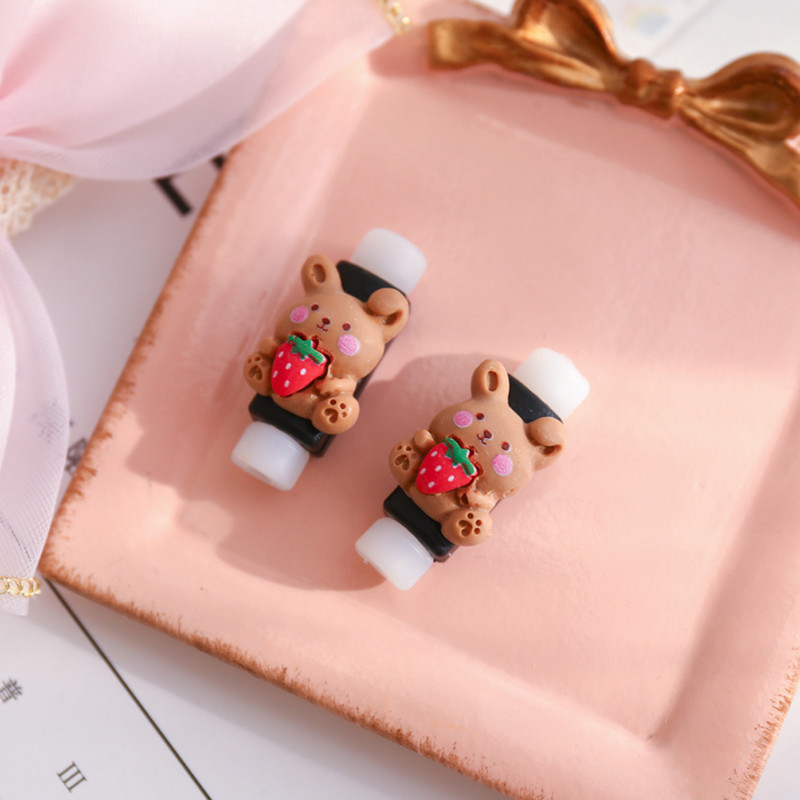 2 kom podatkovni kabel u boji Zaštitna torbica Slatki crtani Kabel za punjenje mobilnog telefona Zaštita od loma Kabel za slušalice