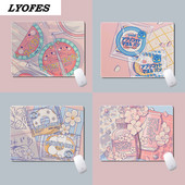 Лаптоп Подложка за мишка за офис Домашен компютър Компютърна клавиатура Сладка подложка за мишка Kawaii Подложка за бюро Deskpad Gaming Desk Mats Gamer 22x18cm