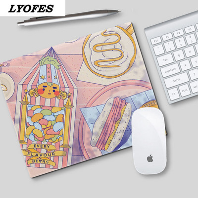 Лаптоп Подложка за мишка за офис Домашен компютър Компютърна клавиатура Сладка подложка за мишка Kawaii Подложка за бюро Deskpad Gaming Desk Mats Gamer 22x18cm