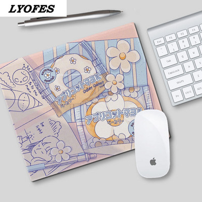 Лаптоп Подложка за мишка за офис Домашен компютър Компютърна клавиатура Сладка подложка за мишка Kawaii Подложка за бюро Deskpad Gaming Desk Mats Gamer 22x18cm
