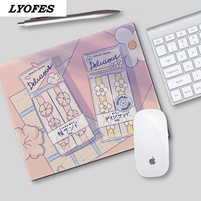 Лаптоп Подложка за мишка за офис Домашен компютър Компютърна клавиатура Сладка подложка за мишка Kawaii Подложка за бюро Deskpad Gaming Desk Mats Gamer 22x18cm