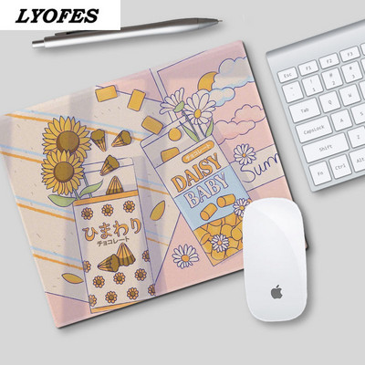 Лаптоп Подложка за мишка за офис Домашен компютър Компютърна клавиатура Сладка подложка за мишка Kawaii Подложка за бюро Deskpad Gaming Desk Mats Gamer 22x18cm