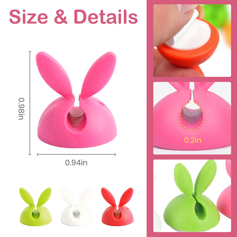 4 buc. Clipuri organizatoare de cabluri de gestionare a cablurilor de birou Încărcare USB Înfășurator de linie de date Manager de cablu autoadeziv Clemă fixă