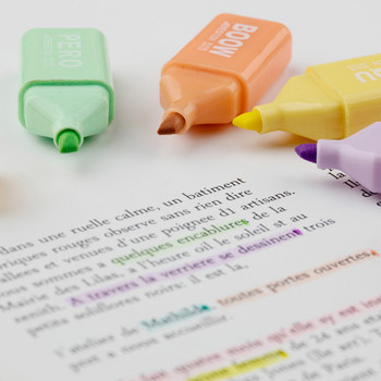 4/5/6 Colors Mini Highlighter Νέοι χαριτωμένοι μαρκαδόροι Παστέλ Σχέδιο Pencolorful Ακουαρέλα Στυλό Σχολική Τέχνη Γραφείου Χαρτικά