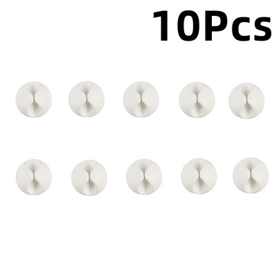 Visokokvalitetna kopča za pričvršćivanje žice za automobil, stezaljka, crna boja, držač kabela, držač kabela, računalo, USB spojnica, 10 kom.