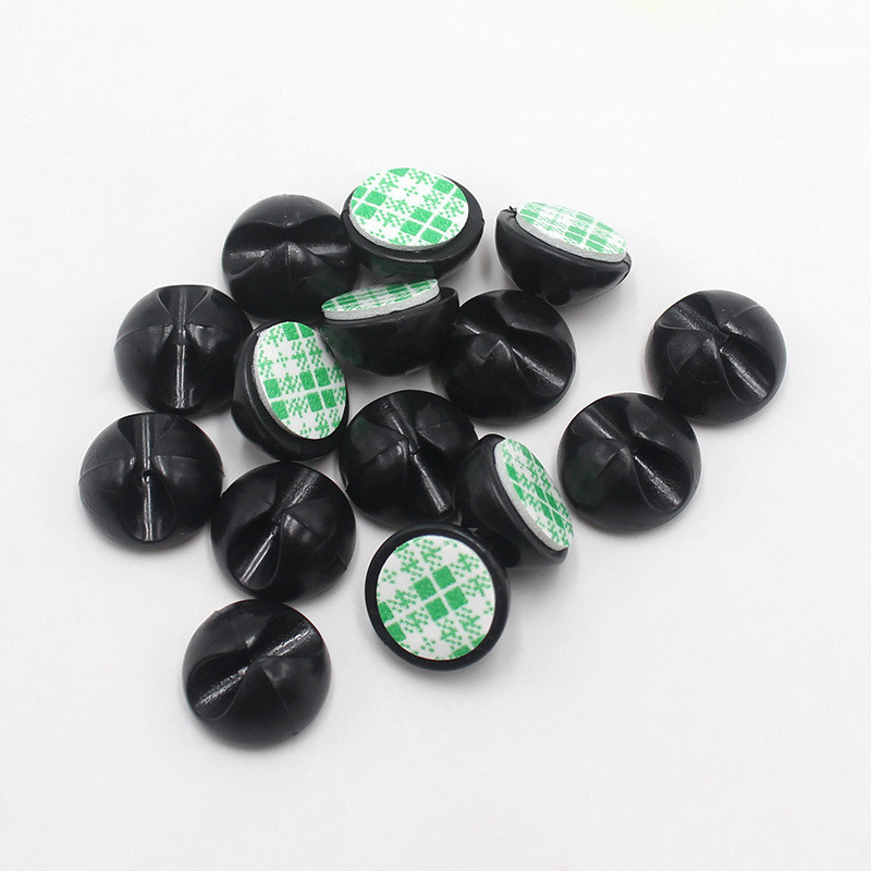 Visokokvalitetna kopča za pričvršćivanje žice za automobil, stezaljka, crna boja, držač kabela, držač kabela, računalo, USB spojnica, 10 kom.