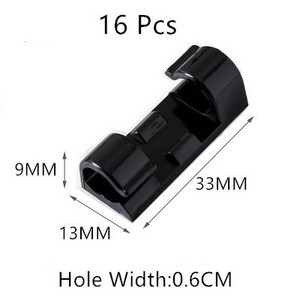 20PCS Organizator za držanje kabela za stolnu radnu stanicu Stezaljke za kabel Držač za upravljanje podacima Telefonska linija Navlaka za namotavanje kabela