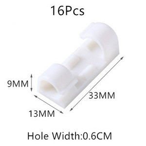 20PCS Organizator za držanje kabela za stolnu radnu stanicu Stezaljke za kabel Držač za upravljanje podacima Telefonska linija Navlaka za namotavanje kabela