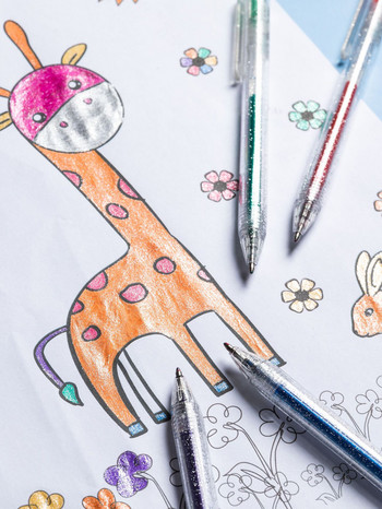 6 бр./компл. Многоцветен комплект цветни химикалки Kawaii Morandi Color Сладък подарък Ученически пособия Маркер Канцеларски материали Обратно на училище