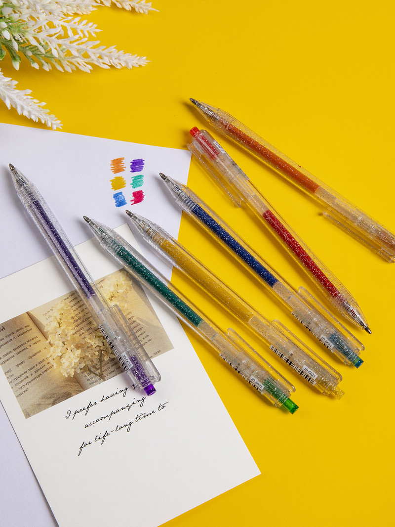 6pcs/set set višebojnih olovki u boji Kawaii Morandi boja slatki poklon školski pribor marker papirnati pribor Povratak u školu