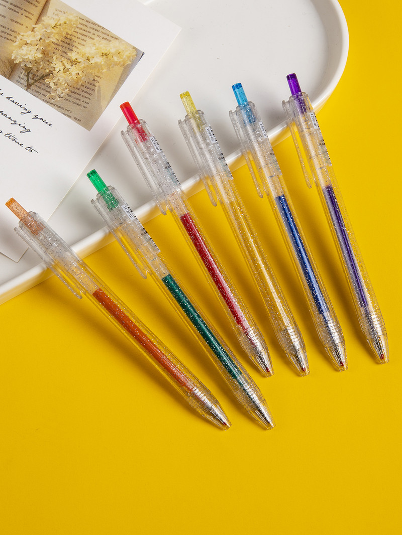 6pcs/set set višebojnih olovki u boji Kawaii Morandi boja slatki poklon školski pribor marker papirnati pribor Povratak u školu