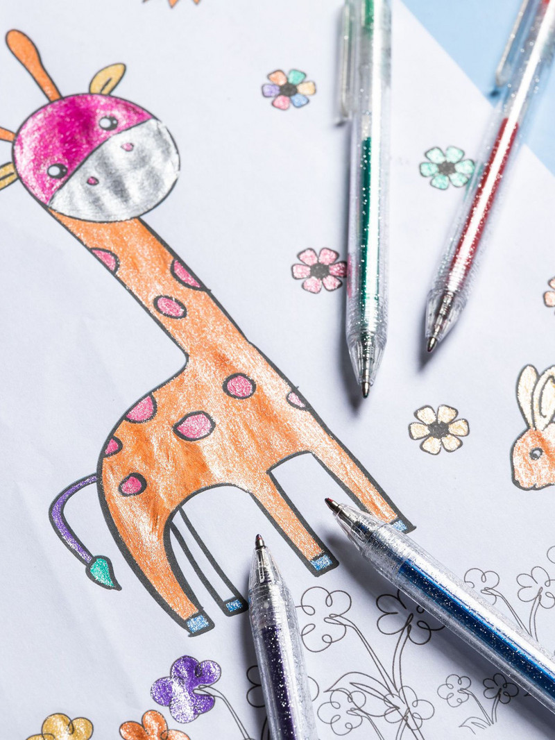 6pcs/set set višebojnih olovki u boji Kawaii Morandi boja slatki poklon školski pribor marker papirnati pribor Povratak u školu