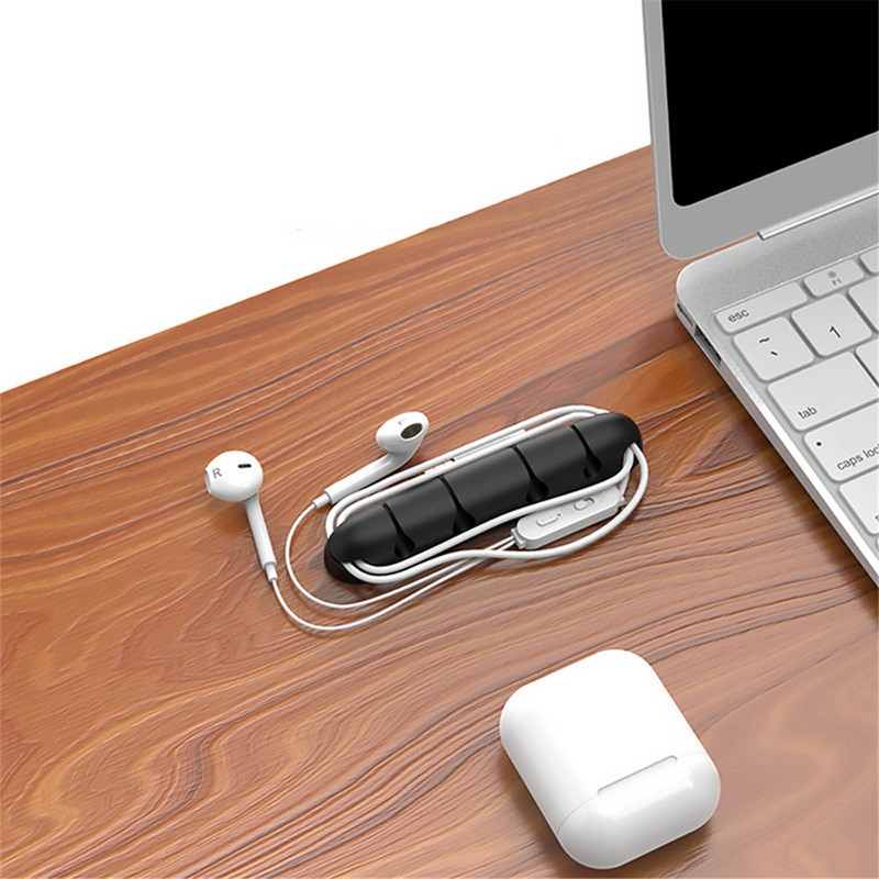 Organizator de cabluri de depozitare cablu cataramă cablu fixator linie de date Suport cablu USB cataramă suport pentru sârmă Rechizite de birou