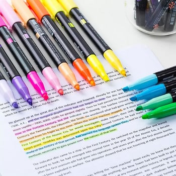 Μαρκαδόροι φθορισμού στυλό 12 Colors Highlighter Σχέδιο γκράφιτι DIY Journaling Art Stationery