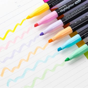 Μαρκαδόροι φθορισμού στυλό 12 Colors Highlighter Σχέδιο γκράφιτι DIY Journaling Art Stationery