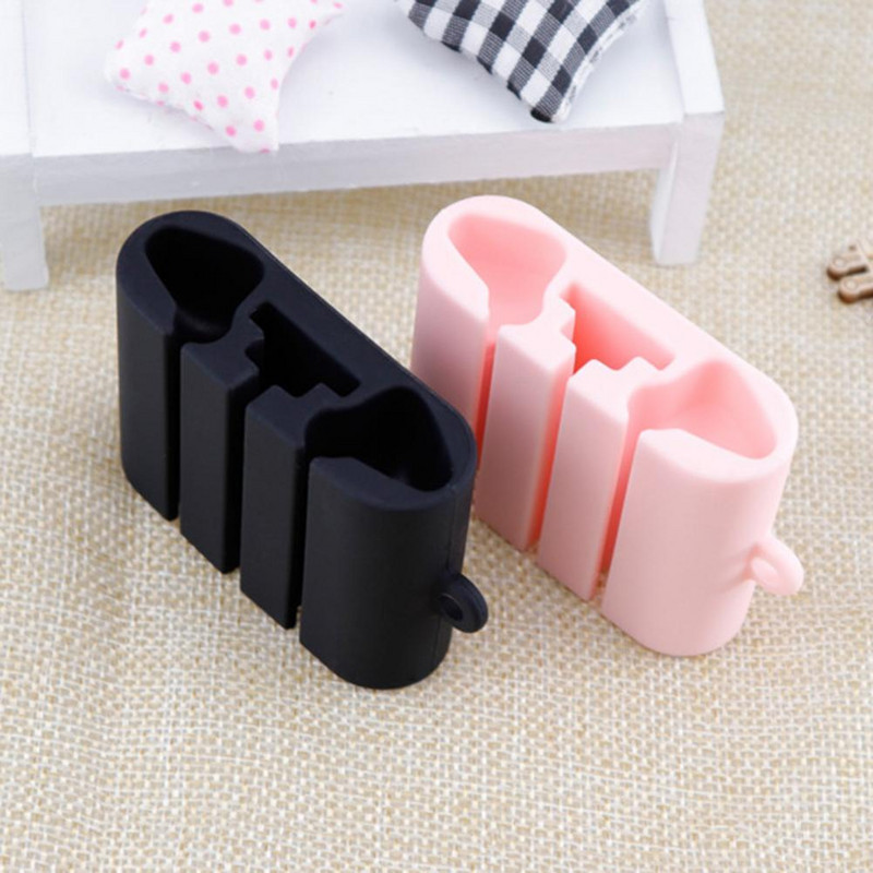 Силиконов органайзер за кабели Кабел за слушалки Устройство за навиване на проводник за слушалки Капак за протектор на кабела Домашен офис Настолен органайзер Устройство за навиване на кабели