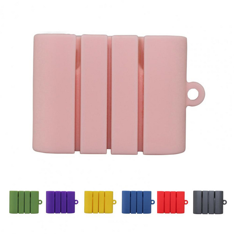 Силиконов органайзер за кабели Кабел за слушалки Устройство за навиване на проводник за слушалки Капак за протектор на кабела Домашен офис Настолен органайзер Устройство за навиване на кабели