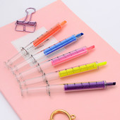 6 бр. Тънка спринцовка Маркираща четка Маркер Писалка Живопис Развеселена рисунка на линия Новост Канцеларски материали Офис Училищни артикули H6527