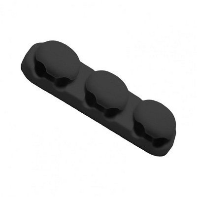 Namotač kabela Fleksibilni samoljepljivi silikon 4/6 rupa koji štedi prostor Žičana vezica za pričvršćivanje Žičani organizator kabela 2021