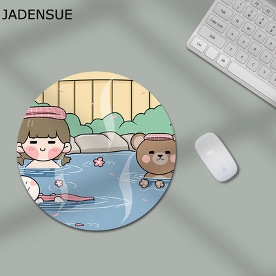 Kreativna podloga za miš za prijenosno računalo promjera 22 cm Uredska slatka podloga za stol Kawaii podloga za miša Podloga za miševe Mause Računalni stol Podmetači za stol